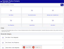 Tablet Screenshot of hindustanproduceco.com
